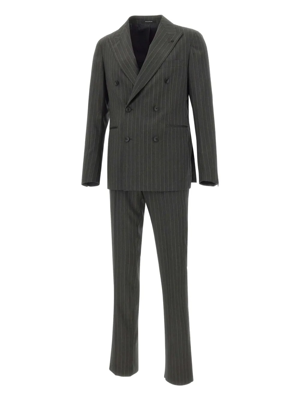 Tagliatore pinstriped double-breasted suit | Grey | Image 1