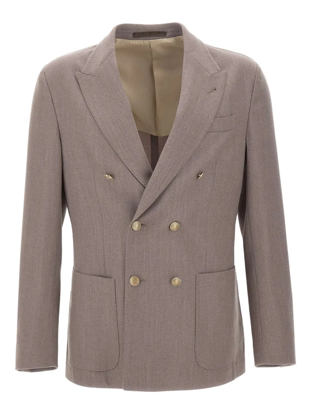 Eleventy peak-lapels double-breasted blazer | neutro | Image 1