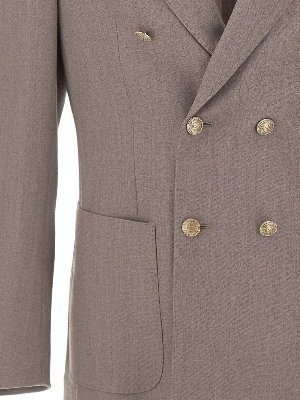 Eleventy Blazer met dubbele rij knopen Beige