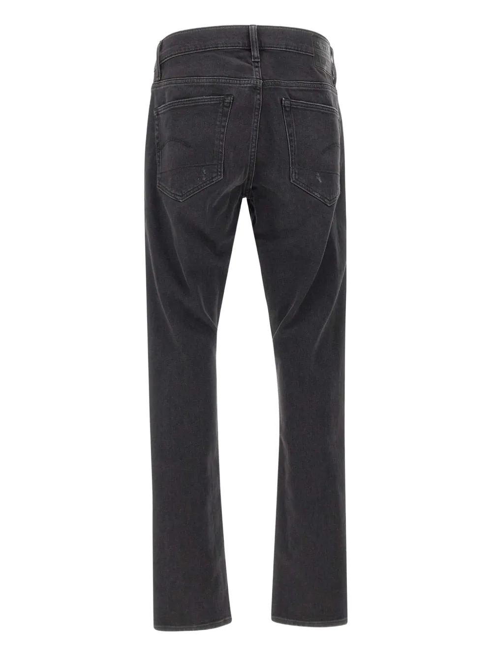 G-Star RAW 3301 distressed five-pocket jeans - Zwart
