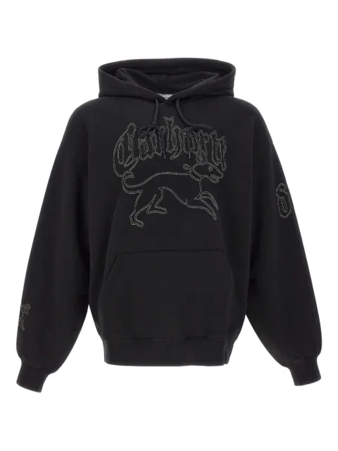 Carhartt WIP Hackwork graphic-embroidery hoodie