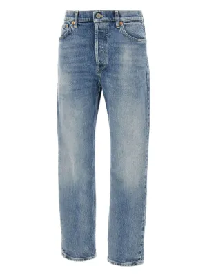 Maison Margiela ダメージ ストレートジーンズ | ブルー | FARFETCH JP