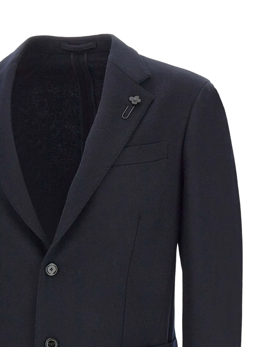 Lardini Blazer met enkele rij knopen Blauw