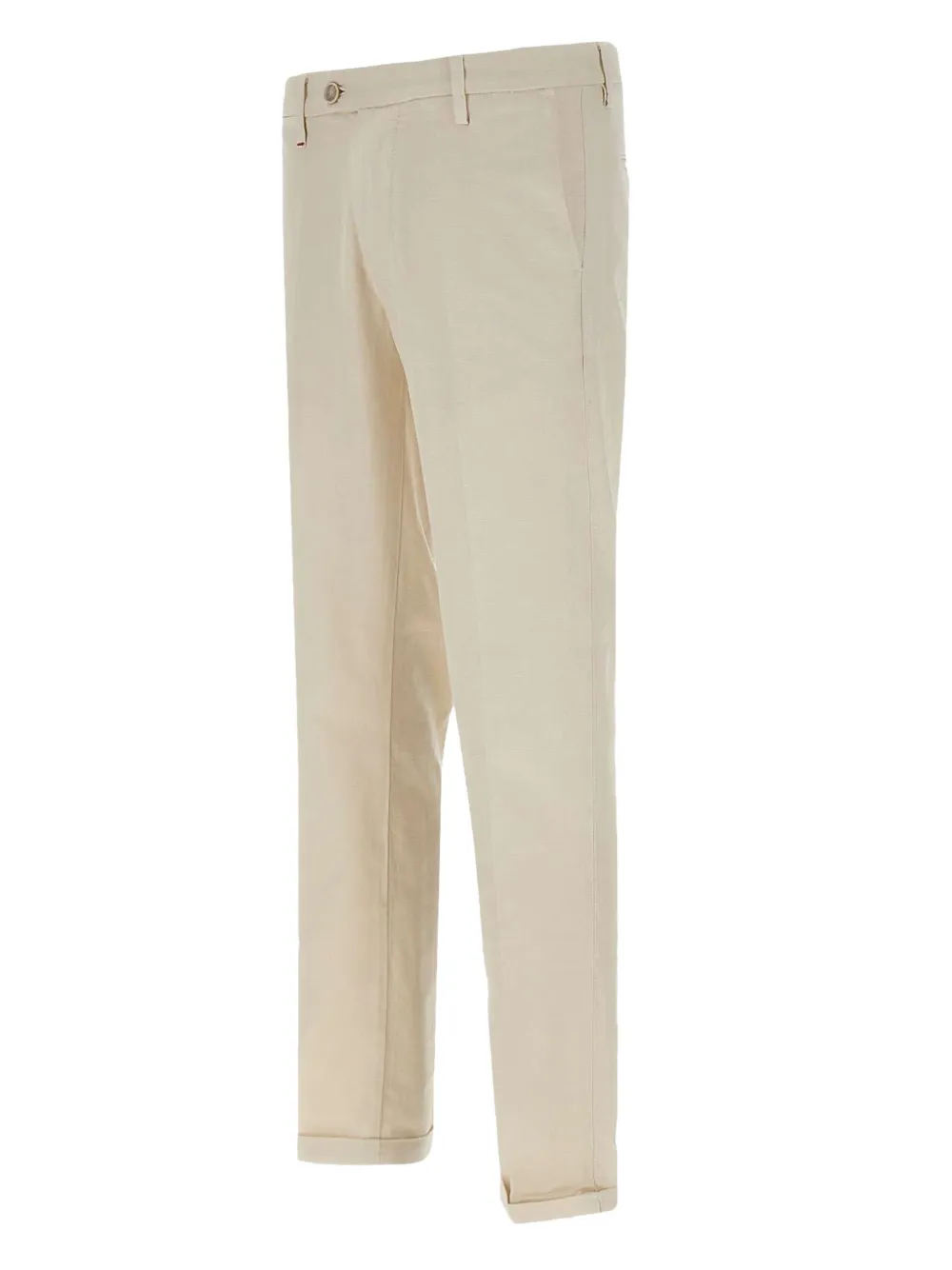 Re-Hash Broek met metallic patch Beige