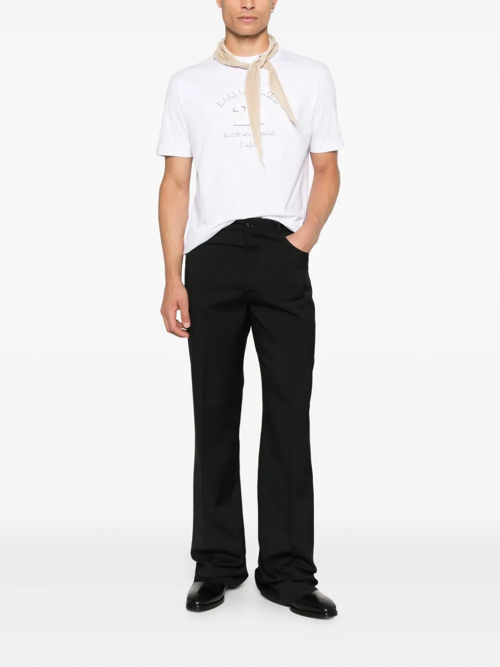 Karl Lagerfeld Jeans playera con cuello redondo | Playeras | Image 2