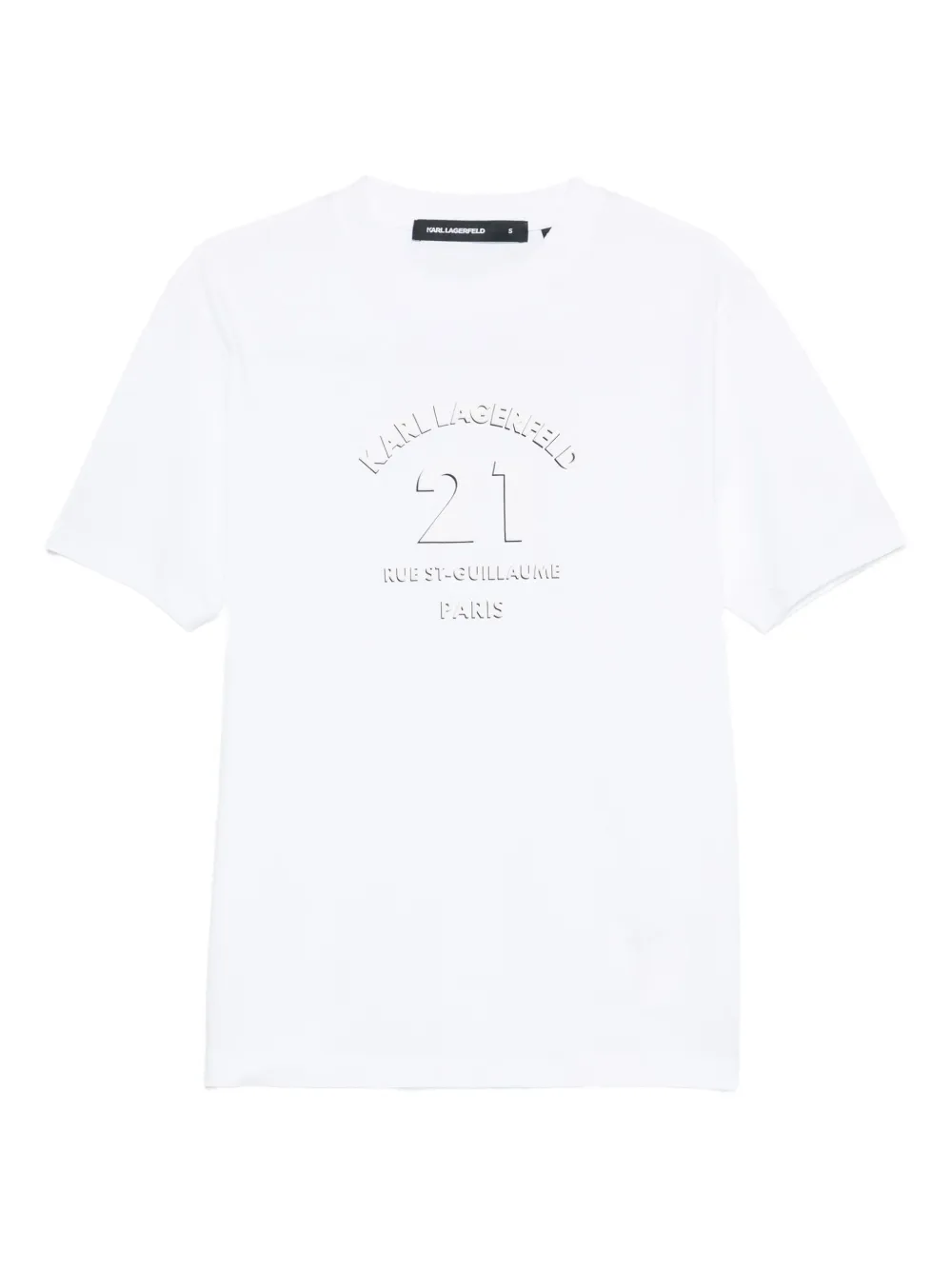 Karl Lagerfeld Jeans playera con cuello redondo | negro | Image 1