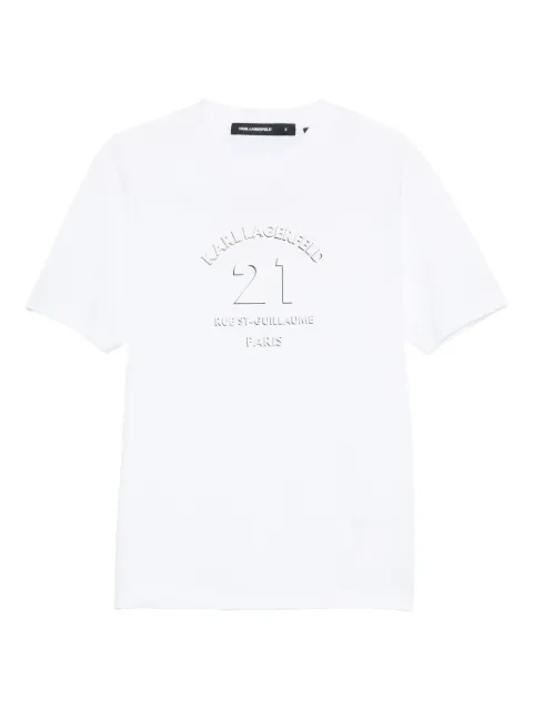 Karl Lagerfeld Jeans playera con cuello redondo