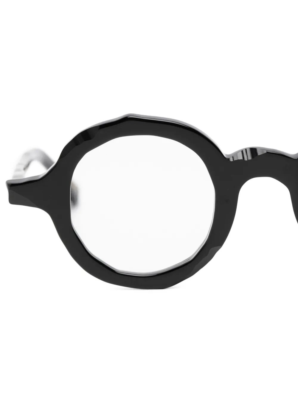  Masahiromaruyama Round-frame Glasses - Black 