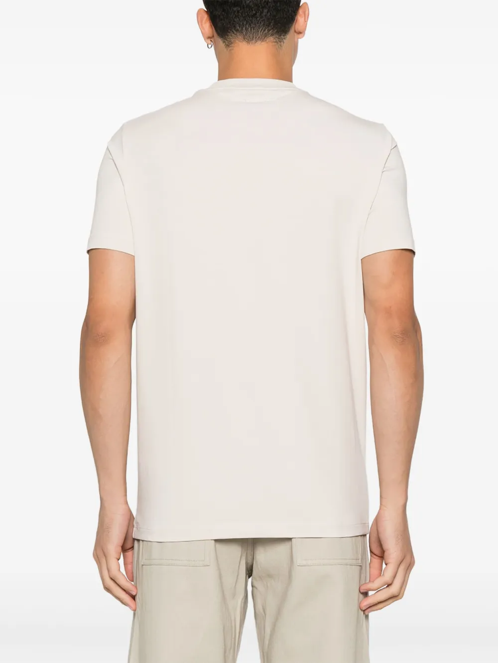 Karl Lagerfeld Jeans T-shirt met geborduurd detail Beige
