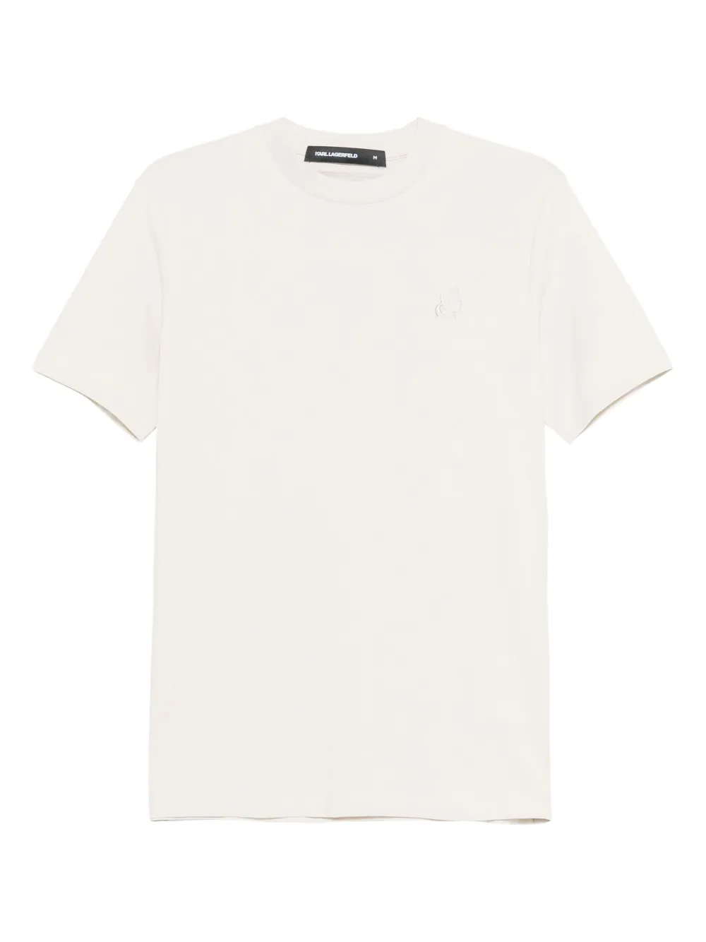 Karl Lagerfeld Jeans embroidered-detail T-shirt | Neutrals | Image 1