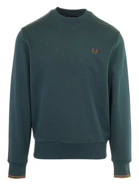Fred Perry embroidered-logo crew-neck sweatshirt