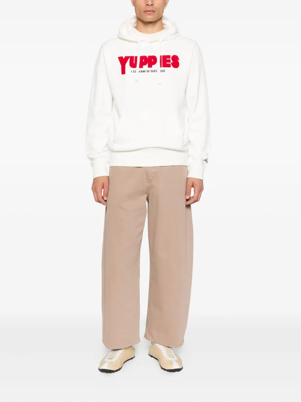Mc2 Saint Barth Yuppies Hoodie In White
