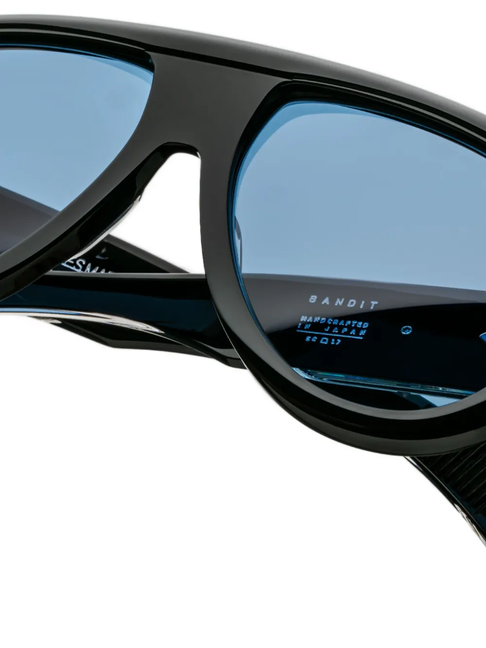 Jacques Marie Mage Zonnebril met piloten montuur Zwart