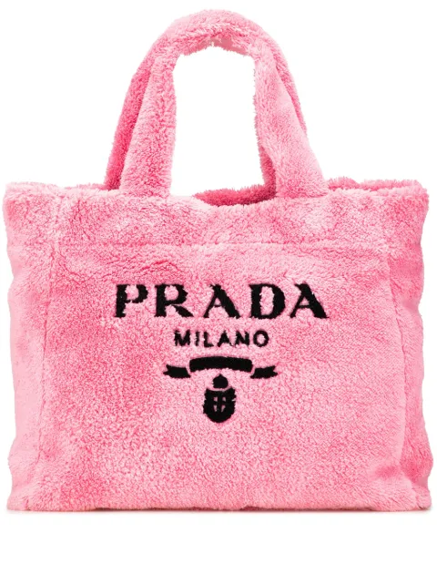 Prada Pre-Owned 2013-2025 Terry Cloth tote bag
