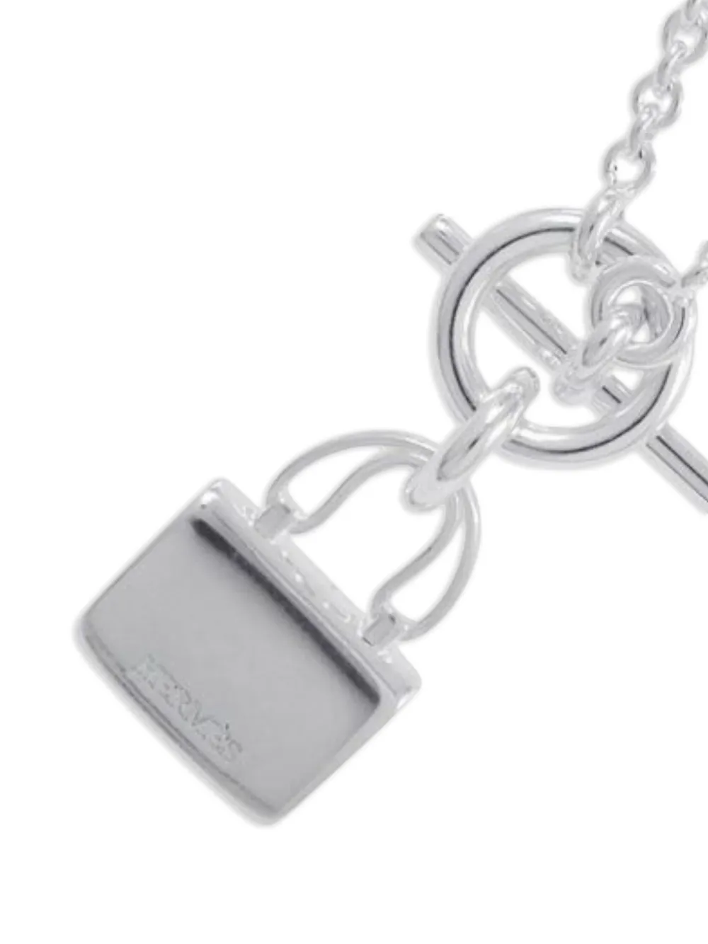 Hermès Pre-Owned collier Amulettes Constance en argent sterling (2021-2024) | Homme | Image 2