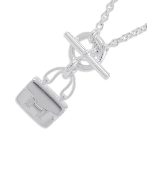 Hermès Pre-Owned 2021-2024 Sterling Silver Amulettes Constance Bracelet necklace
