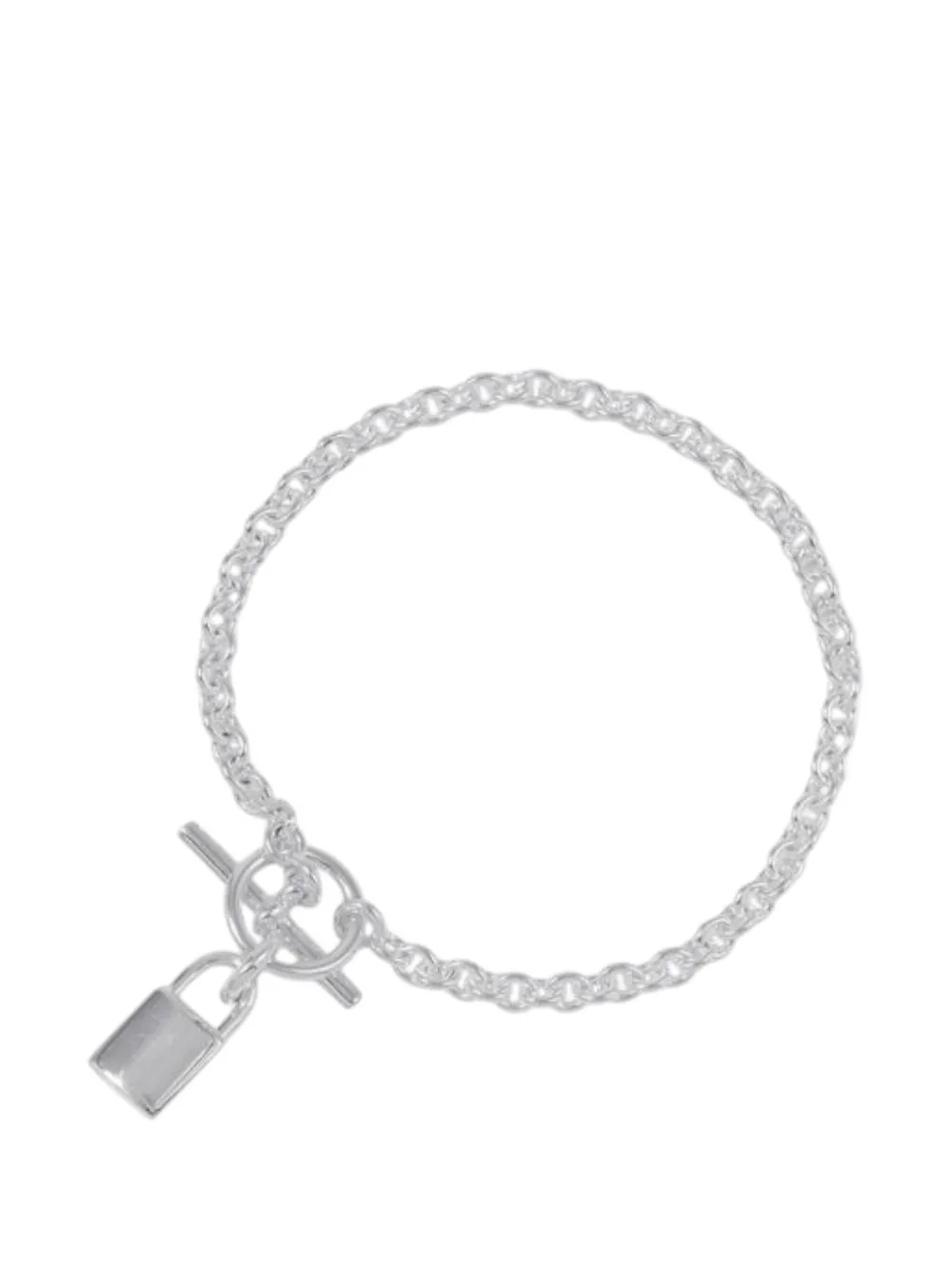 Hermès Pre-Owned Amulettes Cadena 纯银手链（2021-2025年典藏款） | 男士 | Image 2