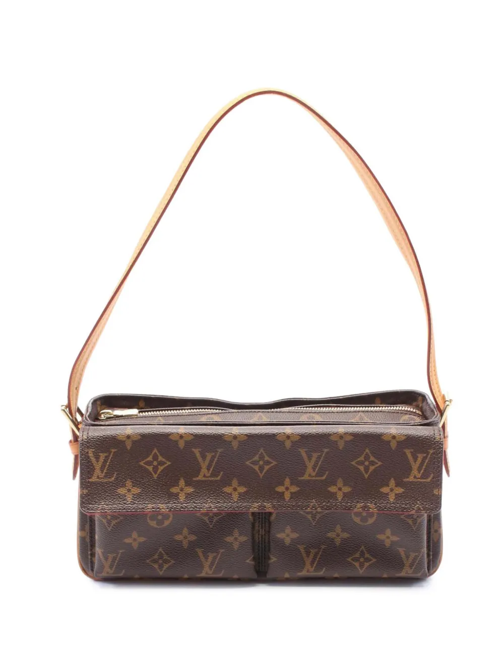Louis Vuitton Pre-Owned 2004 モノグラム ヴィバシテ MM ショルダーバッグ - ブラウン Louis Vuitton Pre-Owned 2004 モノグラム ヴィバシテ MM ショルダーバッグ - ブラウン