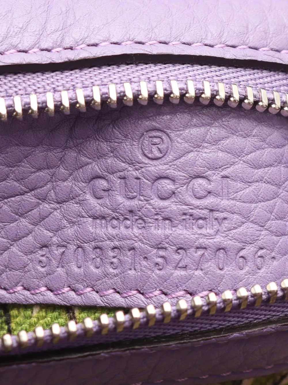 Pre-owned Gucci 2000-2015 Small Leather Bamboo Daily Satchel In Purple