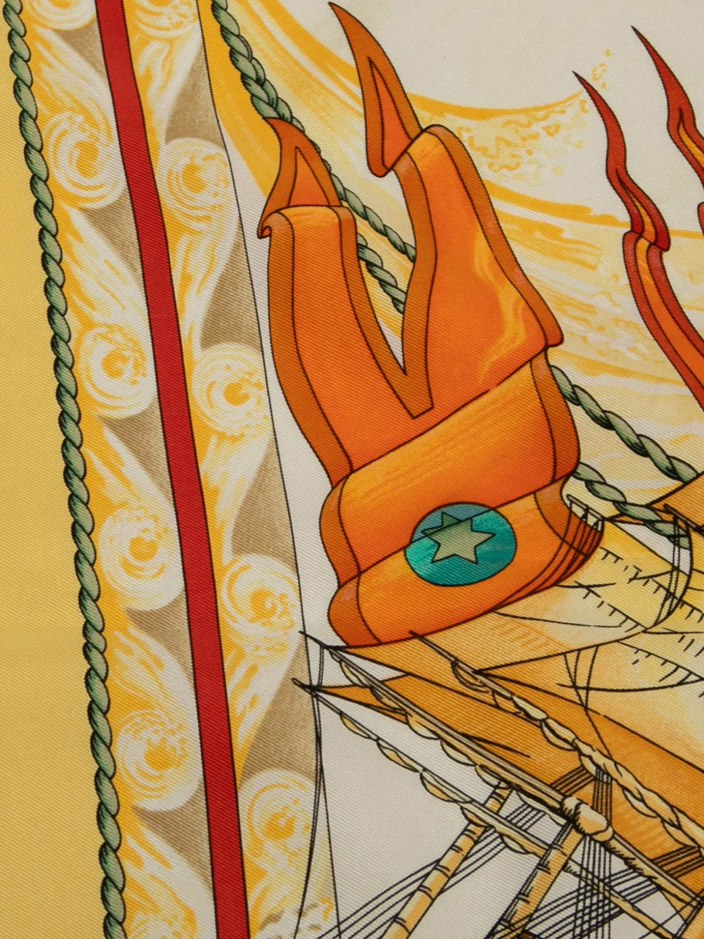 Pre-owned Hermes 2000-2020 Vive Le Vent Silk Scarf Scarves In Multi