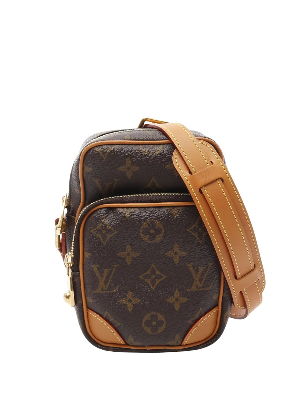 Pre-owned Louis Vuitton 2021-2025 Monogram Amazone Crossbody Bag In Brown