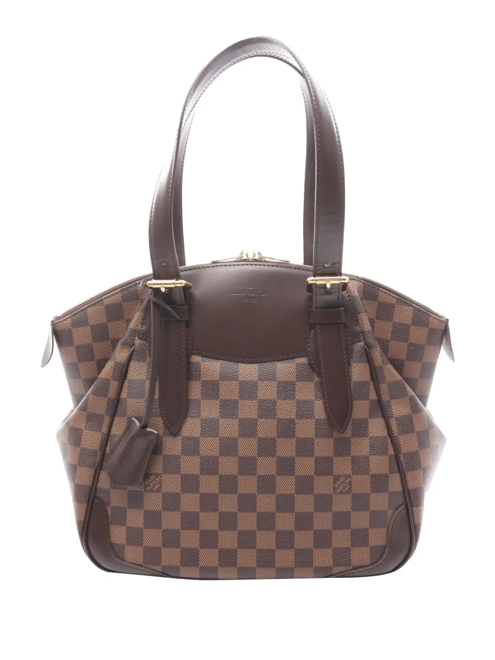 Louis Vuitton Pre-Owned 2010 ダミエ エベヌ ヴェローナ MM ショルダーバッグ - ブラウン Louis Vuitton Pre-Owned 2010 ダミエ エベヌ ヴェローナ MM ショルダーバッグ - ブラウン