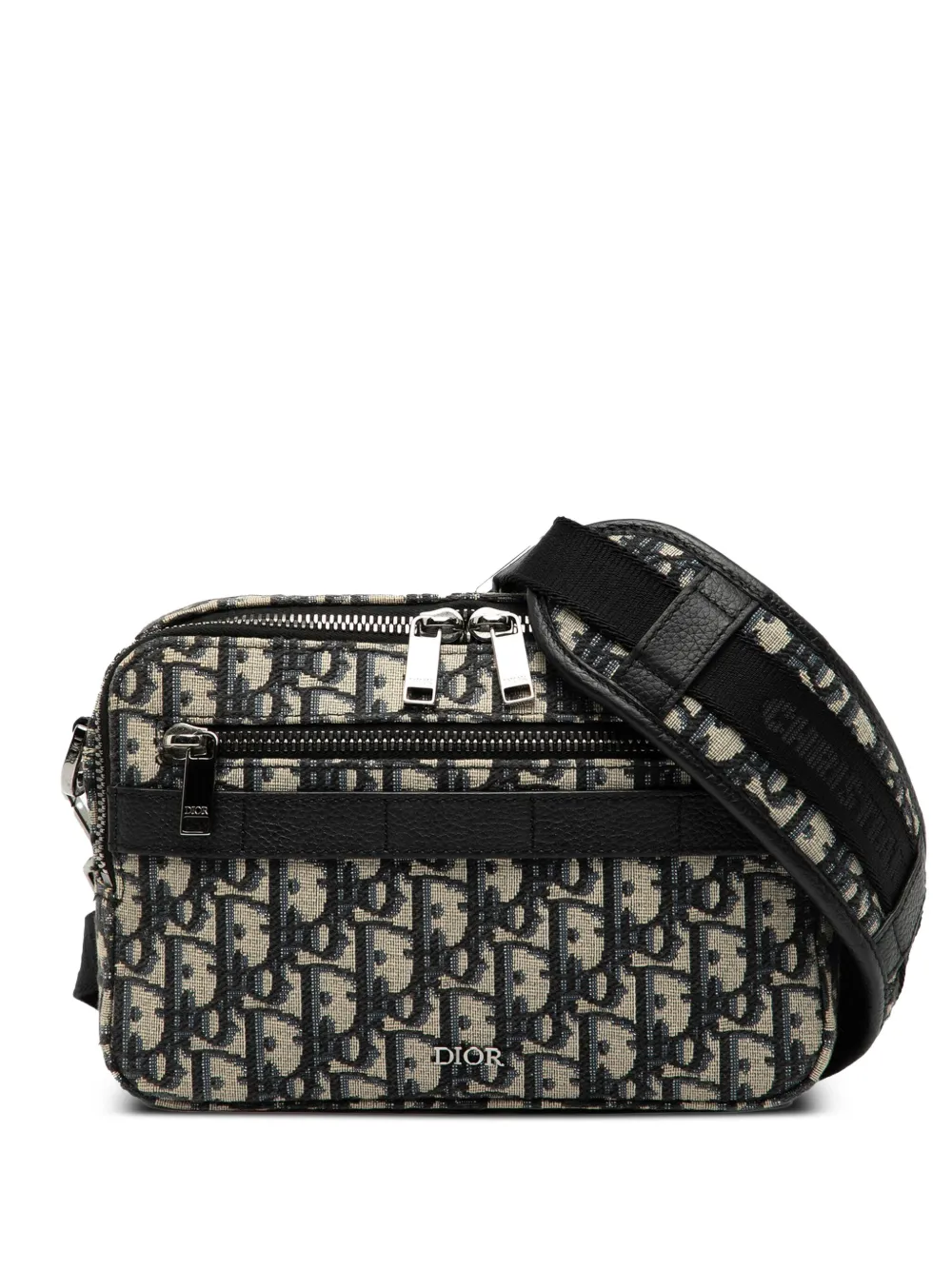 Christian Dior Pre-Owned 2022 Oblique Canvas Safari crossbody bag | Blue | Image 1