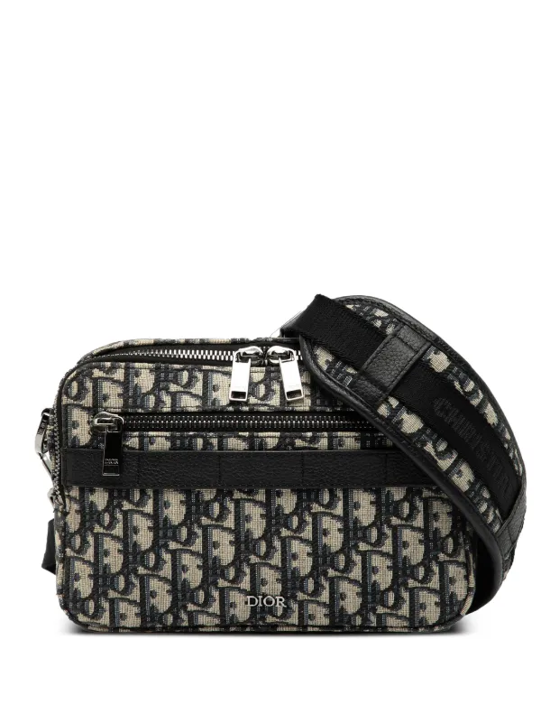 Christian Dior Pre-Owned 2022 Oblique Canvas Safari Crossbody
