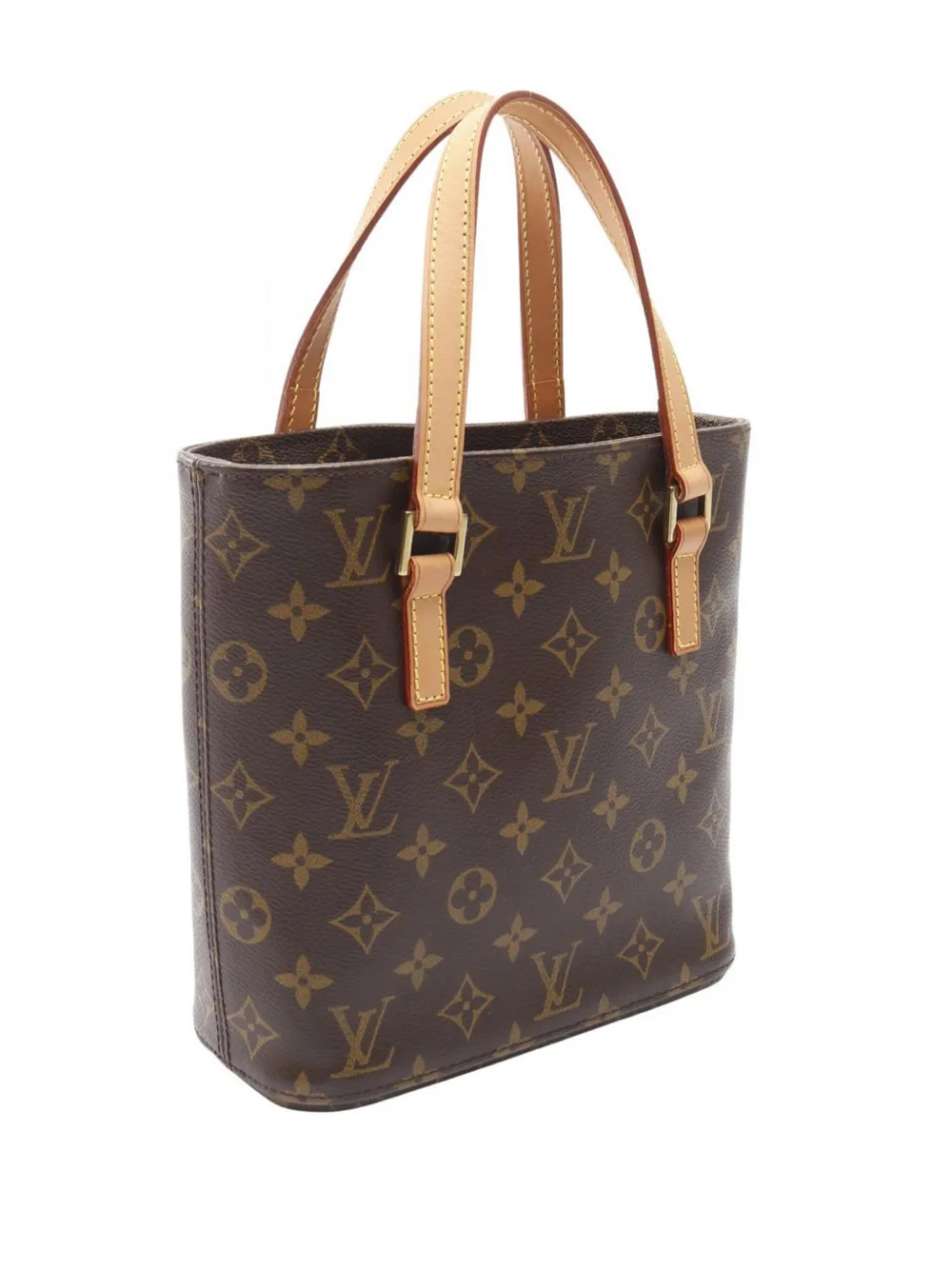 Pre-owned Louis Vuitton 2002 Monogram Vavin Pm Handbag In Brown