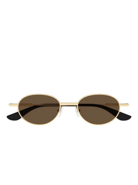 Alexander McQueen oval-frame sunglasses