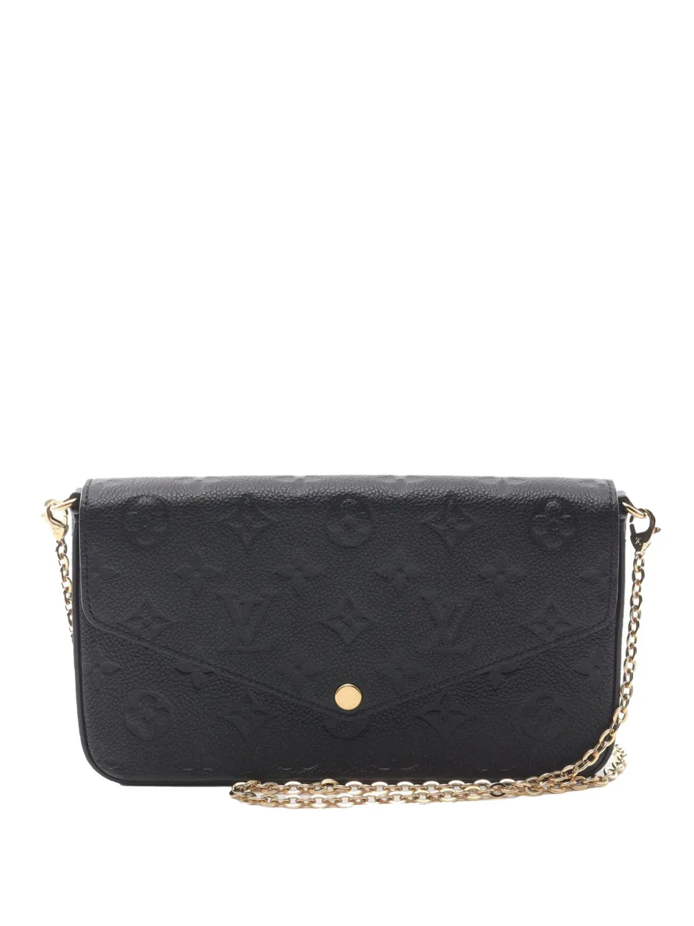 Louis Vuitton Pre-Owned 2021-2025 Monogram Empreinte Pochette Felicie crossbody bag - Nero