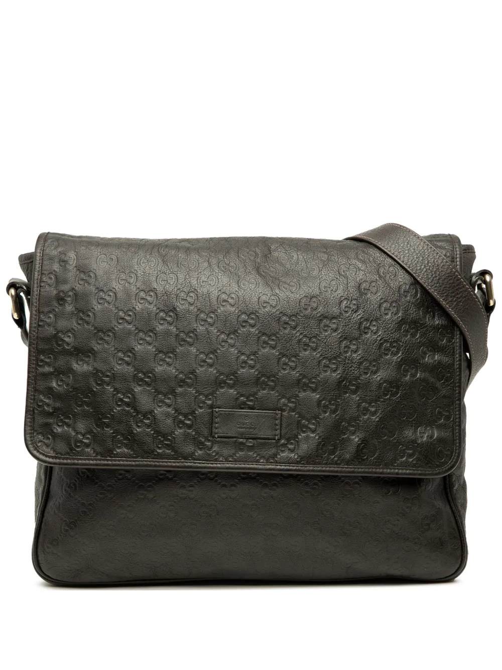 Gucci Pre-Owned 2000-2015 Guccissima Messenger Bag crossbody bag | Brown | Image 1