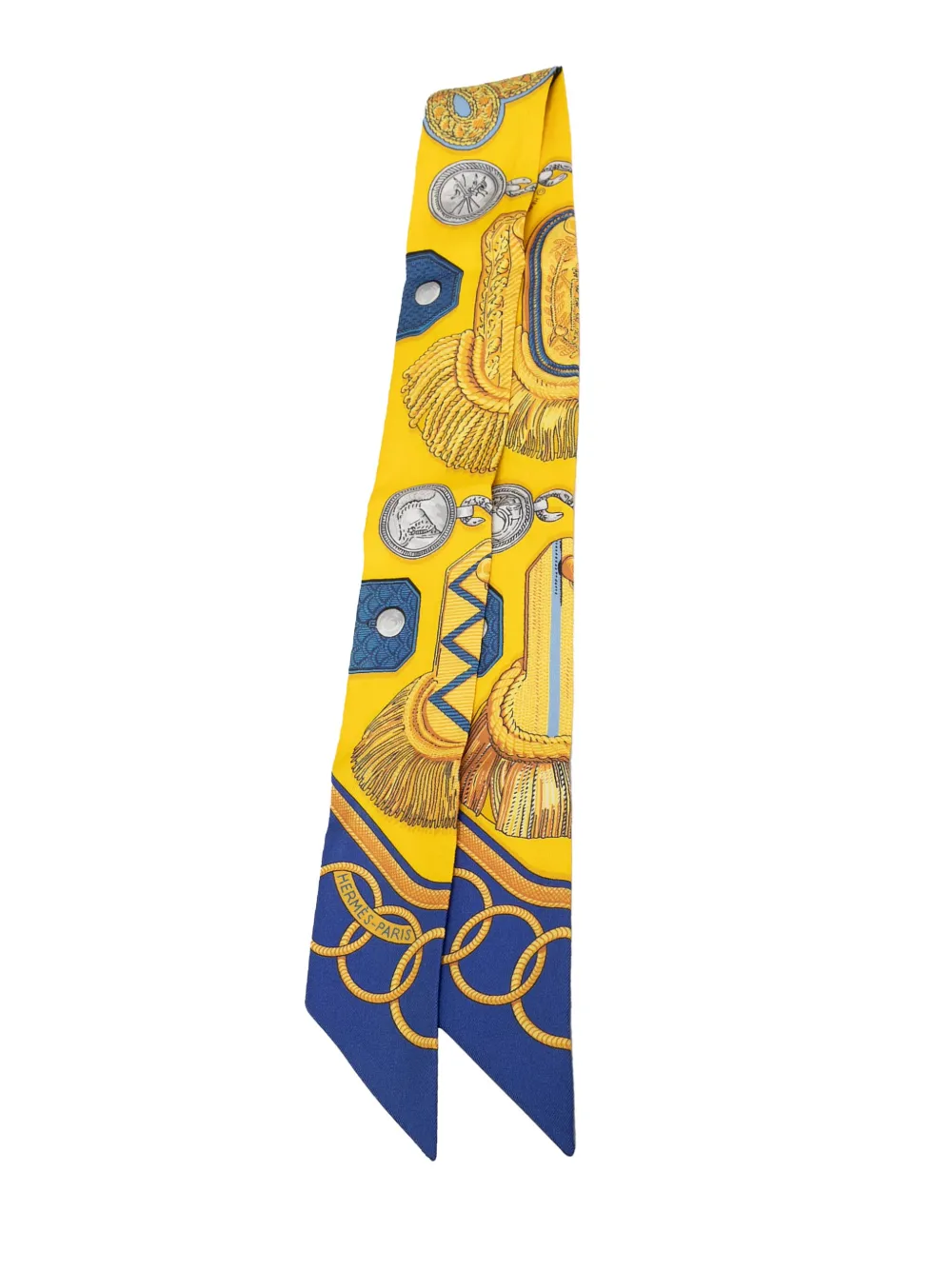 Hermès Pre-Owned 2003-2025 Epaulets Twilly Seidenscchal | Blau | Image 1