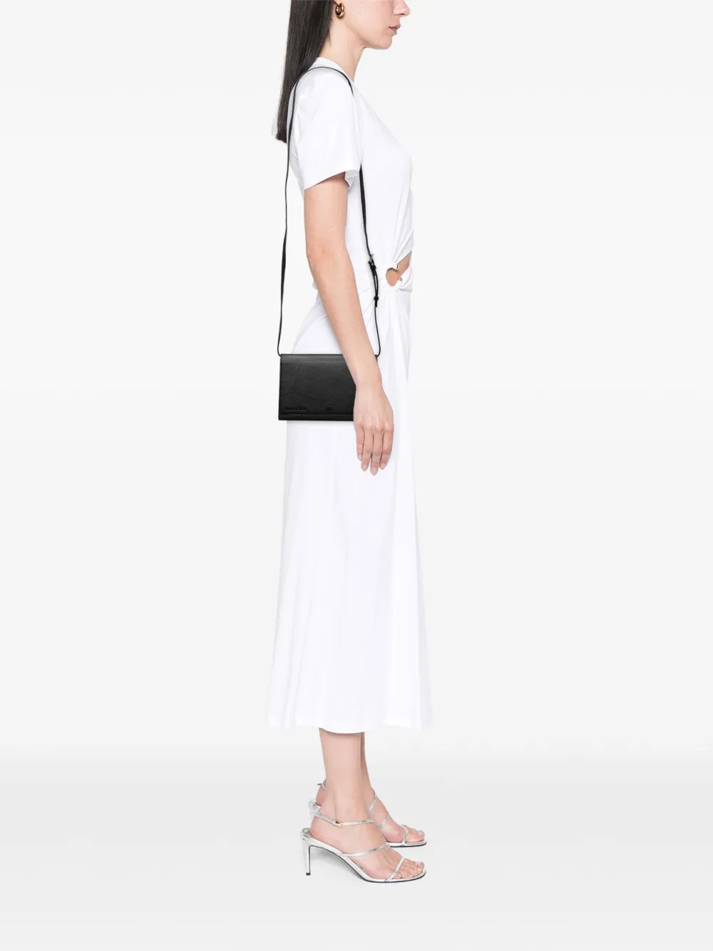 Balenciaga Pre-Owned 2021 Small Leather Logo Flap crossbody bag | Pre-Owned | Image 2