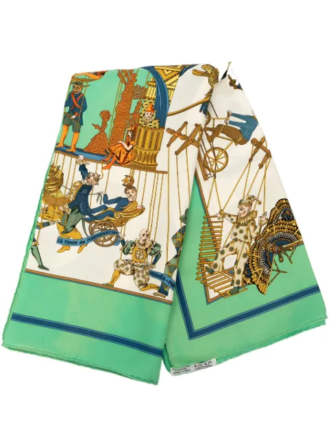Hermès Pre-Owned 1990-2000 Le Temps des Marionnettes Silk Scarf scarves