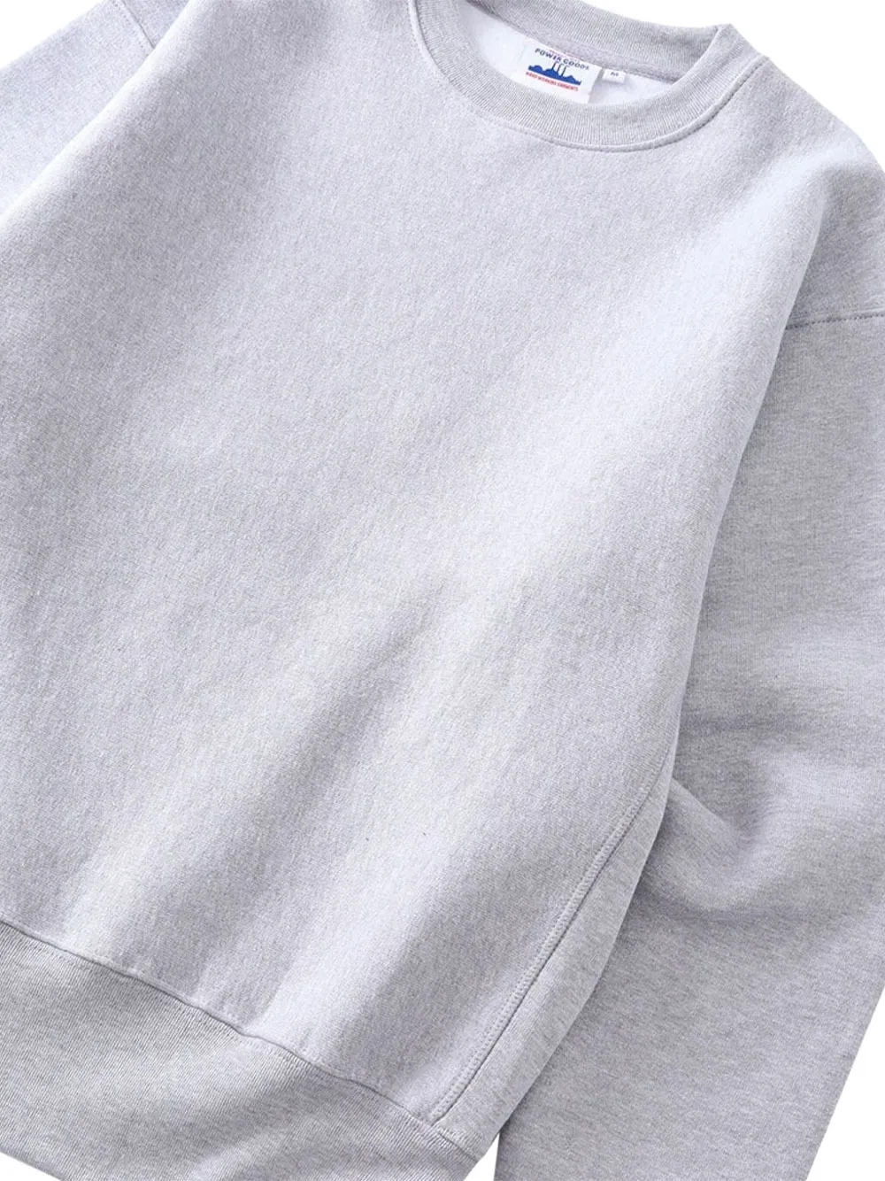 Power Goods Crew Neck Sweatshirt In Gray
