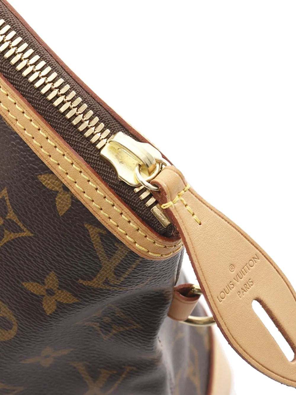 Pre-owned Louis Vuitton 2007 Monogram Lockit Horizontal Handbag In Brown
