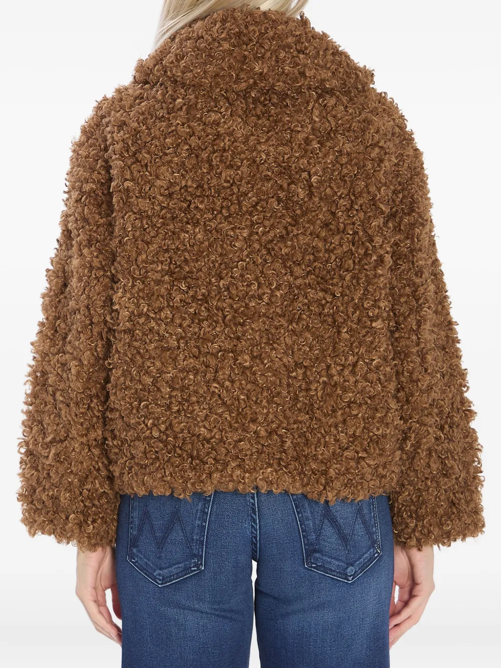 Jakke Traci Shearling-effect Jacket In Brown
