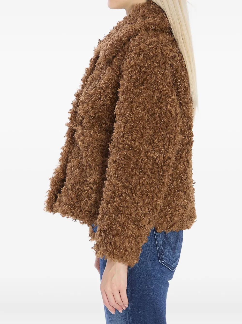 Jakke Traci Shearling-effect Jacket In Brown