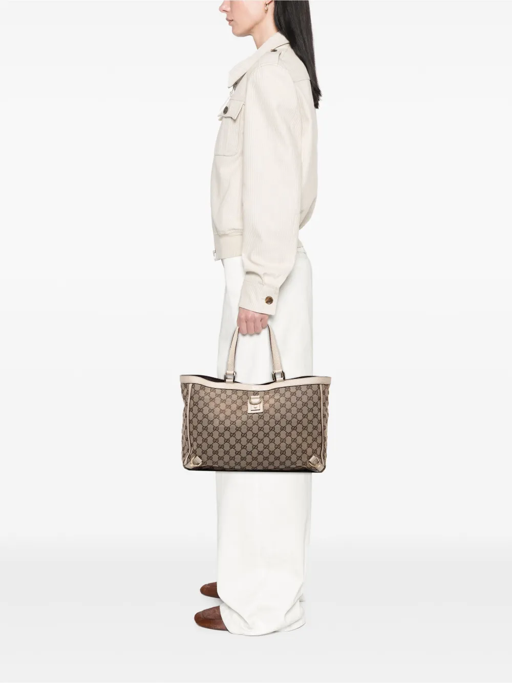 Gucci Pre-Owned 2000-2015 GG Canvas Abbey D Ring tote bag | Pre-Owned | Image 2