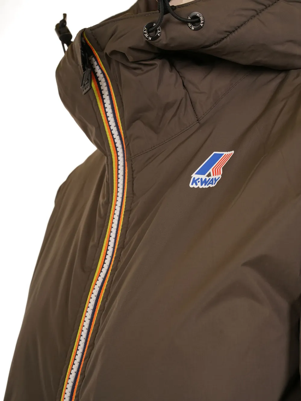 K-Way Jack met capuchon Bruin