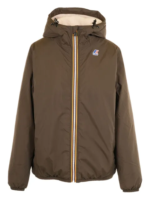 K-Way hooded zip-up jacket