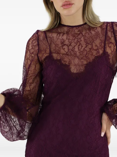 TWINSET lace long-sleeves maxi dress