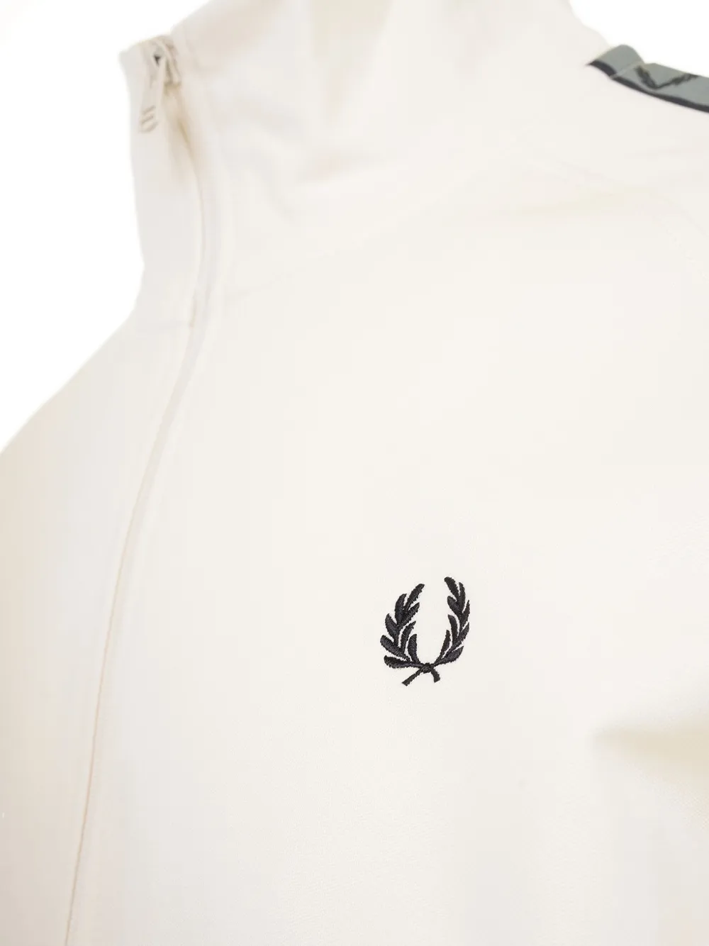 Fred Perry Trui met logodetail en rits Beige