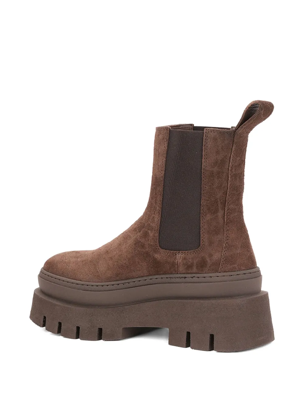 Copenhagen Studios Platform Lug-sole Chelsea Boots In Brown