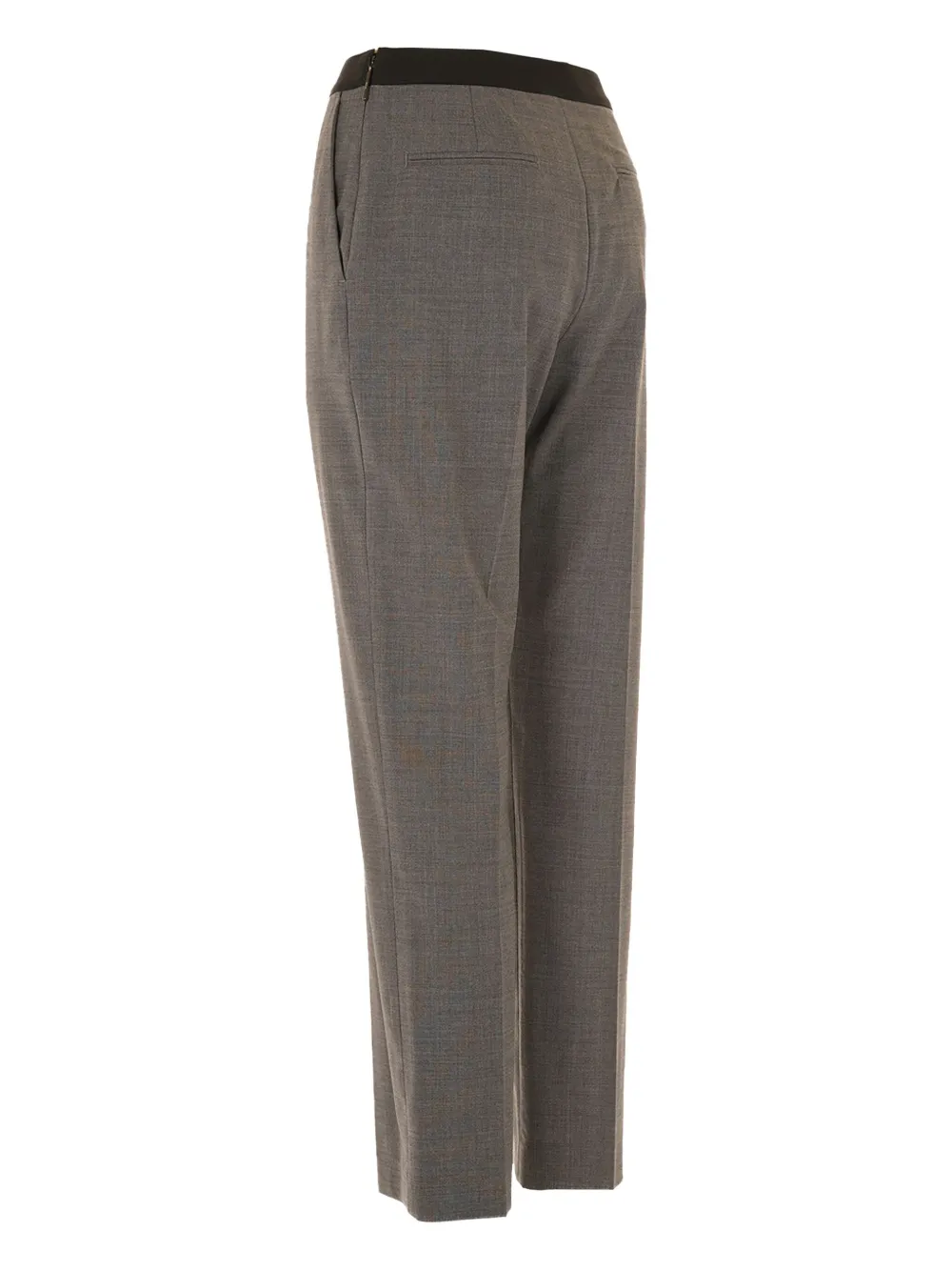 MSGM Pantalon met logo tailleband Grijs