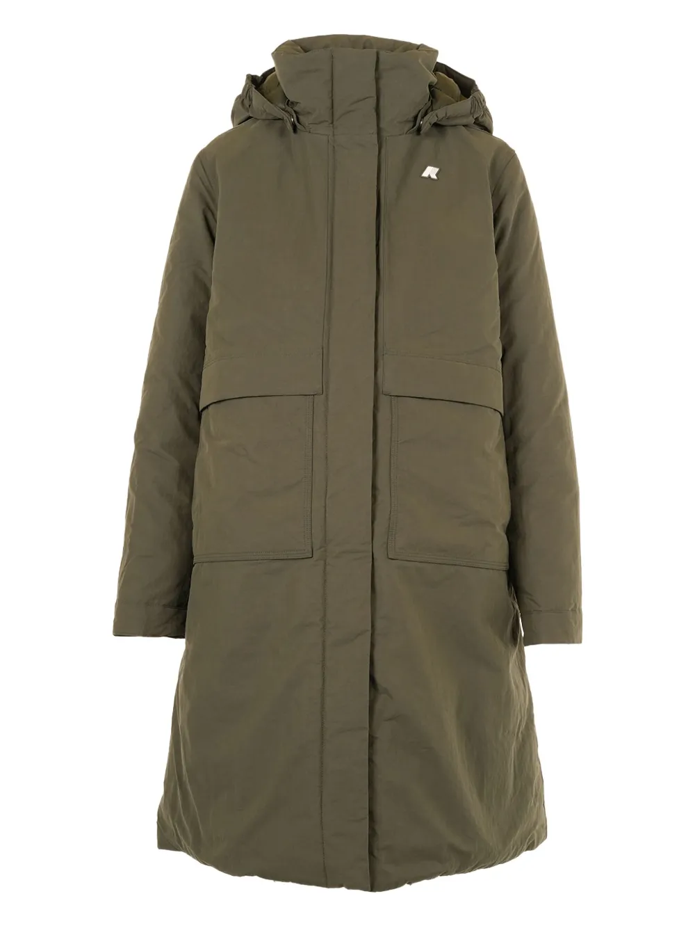 K-Way KALISHA hooded pocket coat | Green | Image 1