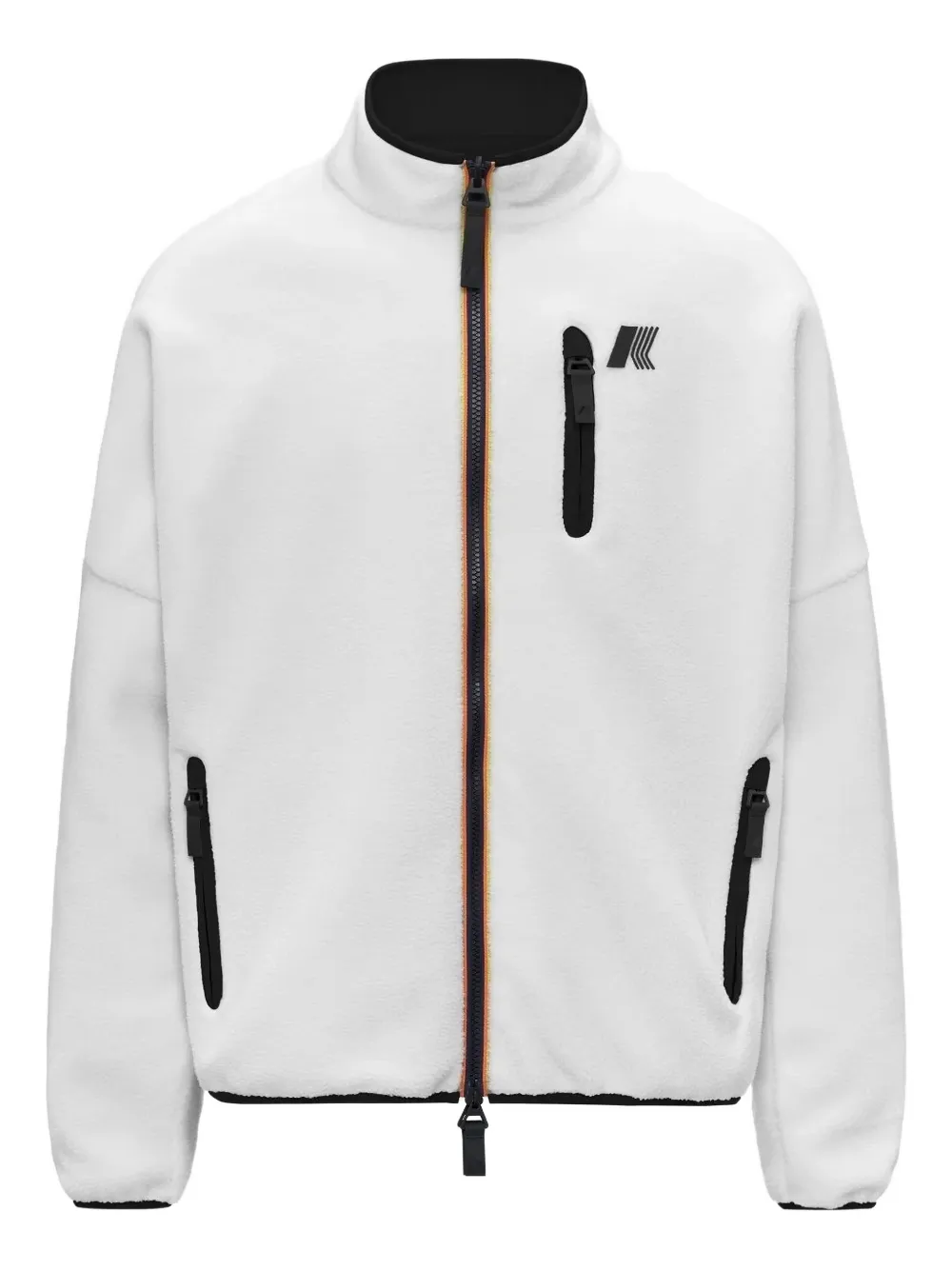 K-Way zip-up jacket | White | Image 1