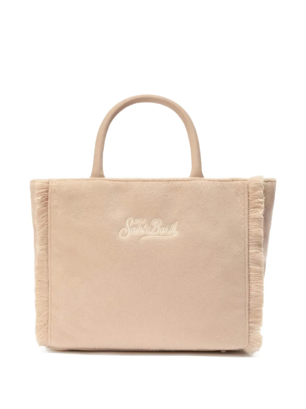 MC2 Saint Barth fringed tote bag - Beige