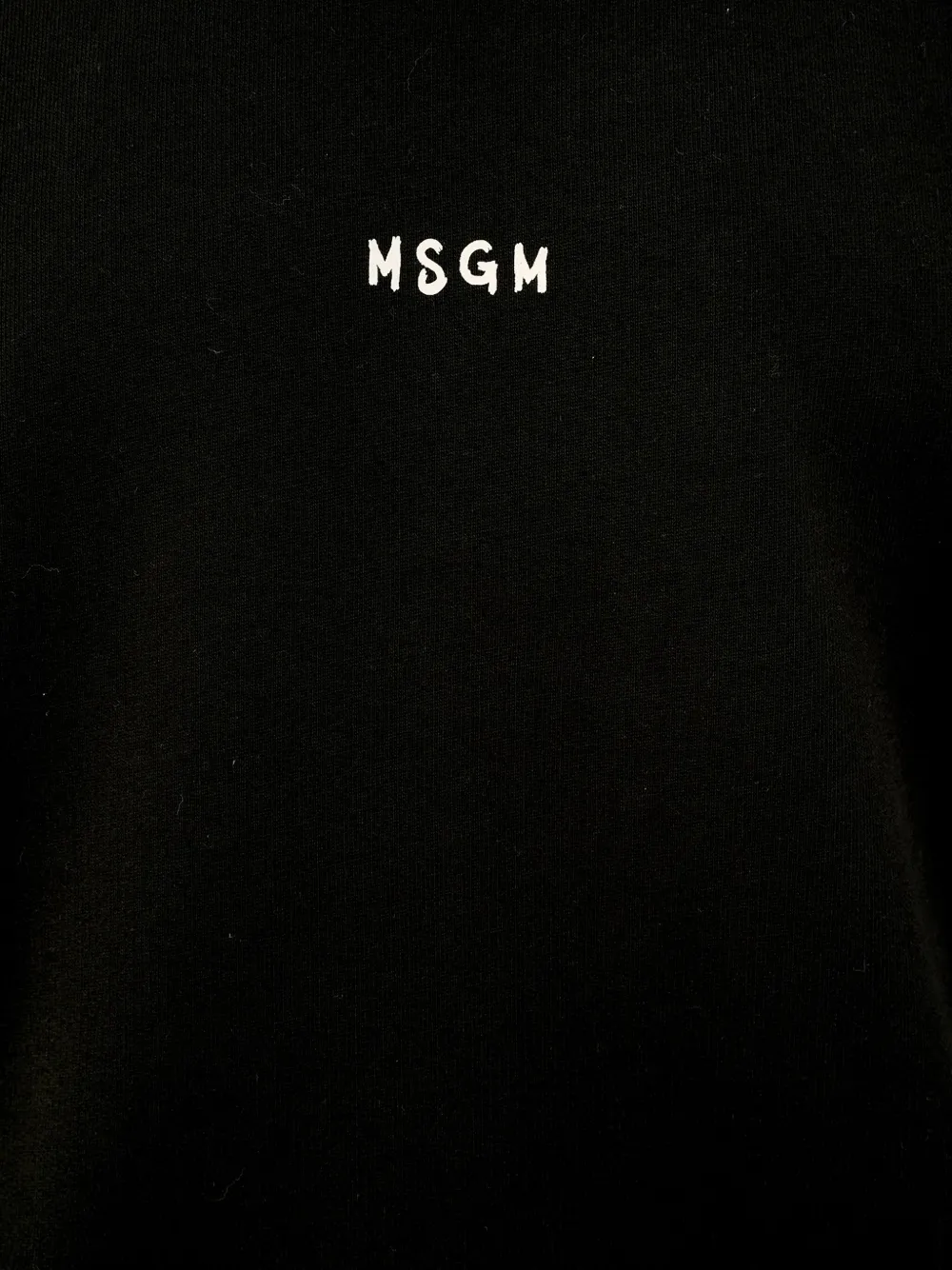 Msgm Logo-print Sweatshirt In Black